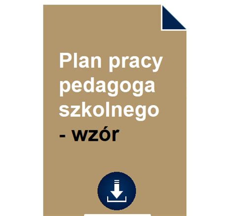 Plan Pracy Pedagoga Szkolnego 2023 24 - Image to u