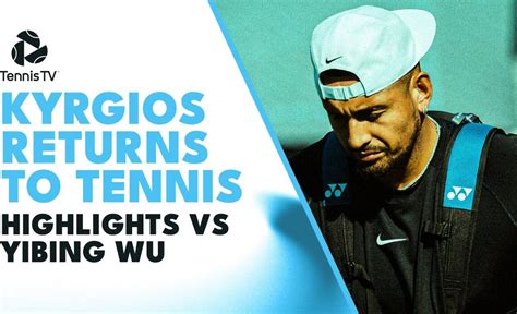 Nick Kyrgios Returns To Tennis vs Yibing Wu | Stuttgart 2023 Highlights ...