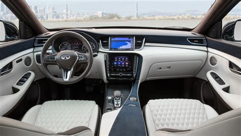 The plush interiors of the 2019 Infiniti QX50 SUV are inspired by ...