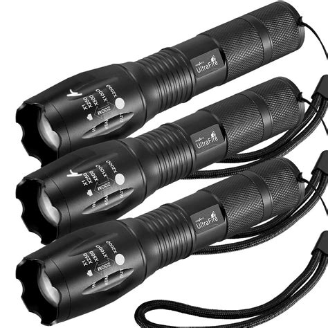 3-pack tactical flashlights for $12, free shipping - Clark Deals