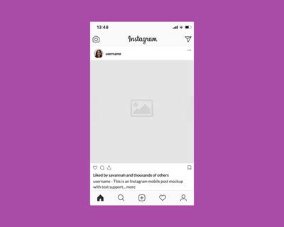 Free Instagram Post Mockup - Mockup Generator - Mediamodifier