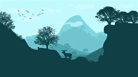 Phuc Lam Vu - 2d art Illustration mountain landscape