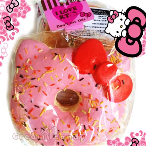 Jumbo Hello Kitty Donut Squishy Pink Sprinkles