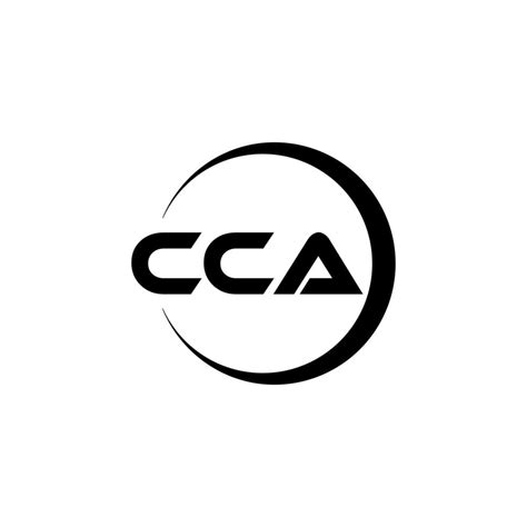 CCA letter logo design in illustration. Vector logo, calligraphy designs for logo, Poster ...