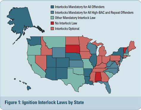 Ignition Interlock laws by state July 2010 - Police Chief Magazine