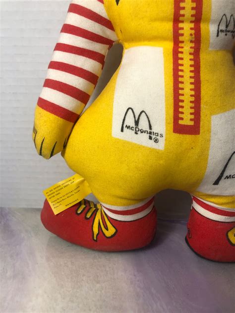 Vintage Ronald Mcdonald Plush Doll Stuffed Toy Cloth 16 - Etsy