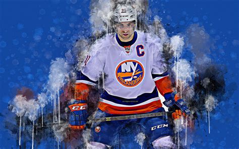 Download wallpapers John Tavares, 4k, Canadian hockey player, art ...