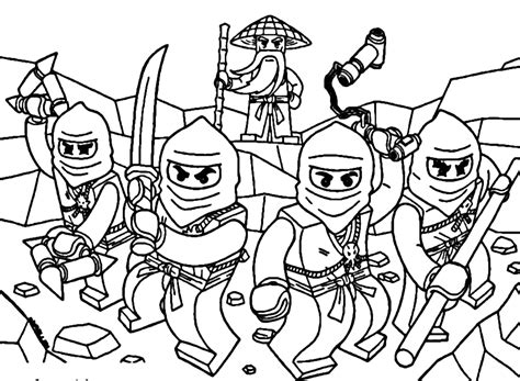 Lego Ninjago Coloring Sheets - Free Printable Coloring Pages