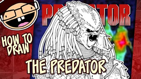 Predator Head Drawing