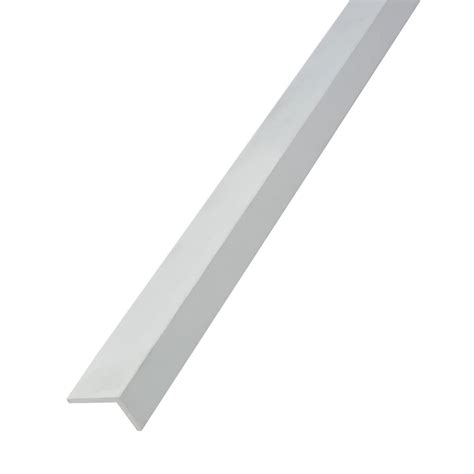 Rothley White Plastic Angle 1000mm x 20mm x 30mm - Screwfix