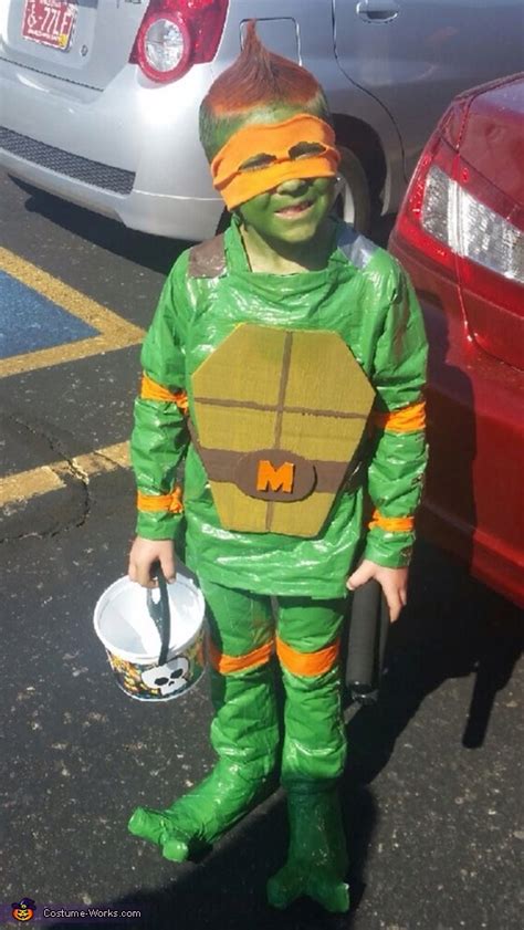 Ninja Turtle Michelangelo Costume | Easy DIY Costumes