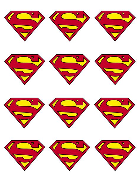 Superman Printable Logo - Printable Word Searches