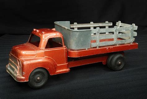 Vintage Structo Toys Pressed Steel Flatbed Truck Dually Side Rails - No Reserve #Structo ...