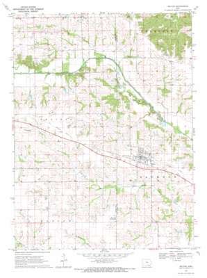 Milton topographic map 1:24,000 scale, Iowa