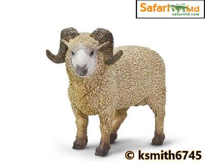 NEW * Bullyland RAM solid plastic toy pet farm pet animal male SHEEP ...