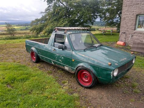 Vw Caddy Mk1 Pick Up - Stanced Volkswagen Golf Mk1 PickUp - Sidi Poch1983