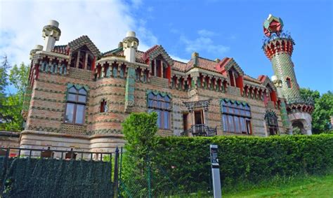 Villa Quijano the Caprice of Antoni GaudÃ­, in Comillas Cantabria Stock ...