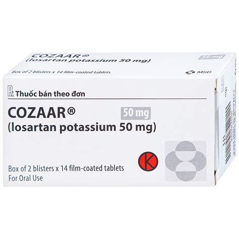 Cozaar 50mg điều trị gì? Cách dùng & Lưu ý