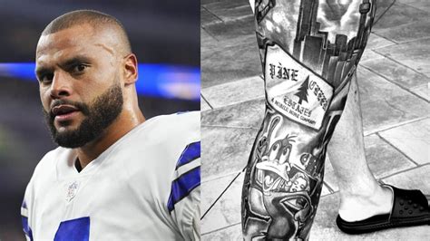 Cowboys' Dak Prescott disappoints fans by choosing 11-hour sedation for a tattoo session: "Beta ...