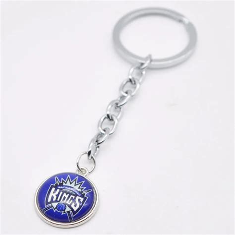 2017 Basketball Jewelry Keychain Sacramento Kings Charms /18mm Snap ...