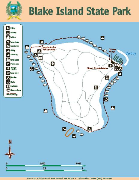 Blake Island State Park Map - Blake Island State Park Port Orchard WA 98366 • mappery