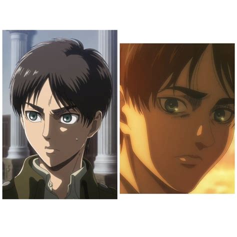 Wit Studio vs Mappa Eren vs Eren | Anime art beautiful, Attack on titan ...