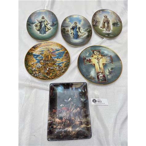 6 Franklin Mint Native American Collector Plates with COA's 24k Gold ...