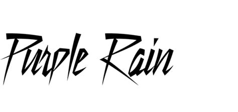 Purple Rain font download - Famous Fonts