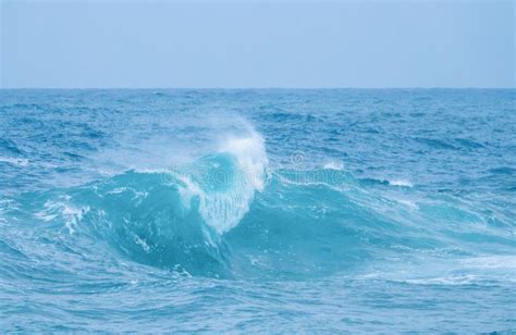 Big Waves Crushing on the Ocean Coastline on Stormy Weather Day. Stock Image - Image of spray ...