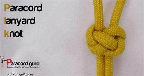 How to make a lanyard knot - Paracord guild