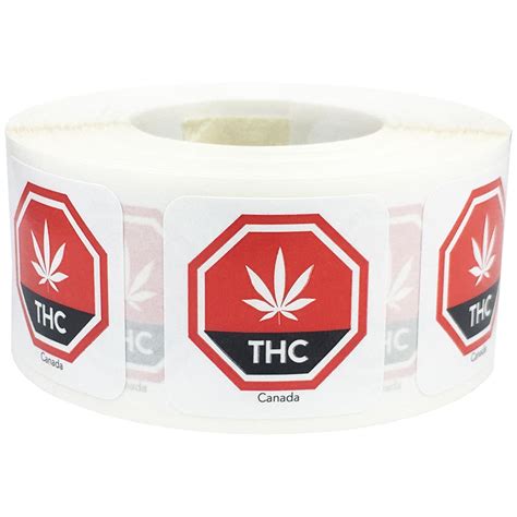 Canada THC Warning Labels | InStockLabels.com