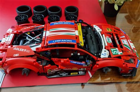 LEGO Ferrari 488 GTE AF Corse: An epic journey, brick by little brick