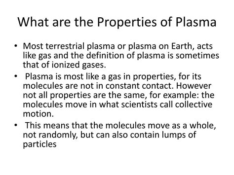 PPT - Plasma, The Forth State of Matter PowerPoint Presentation, free download - ID:3062054