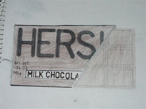 Hershey Bar Drawing by trainman96 on DeviantArt