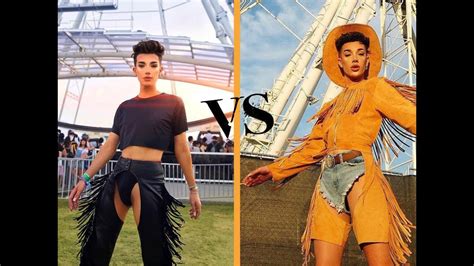 James Charles Coachella Outfits 2018 vs 2019 - YouTube