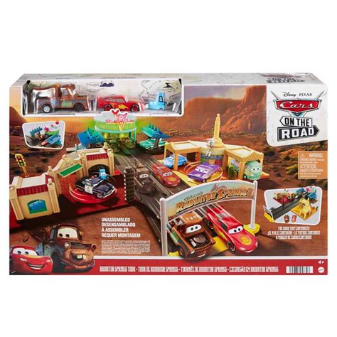 Mattel Disney & Pixar Cars On the Road Radiator Springs Tour Playset ...