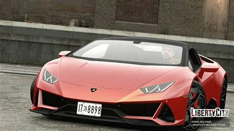 Download 2020 Lamborghini Huracan EVO Spyder for GTA 4