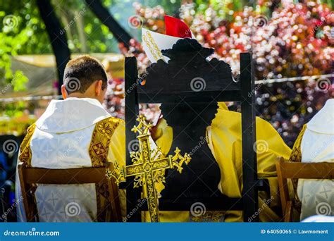 Back View of Official Mass during Festival Editorial Image - Image of cross, chatholoc: 64050065