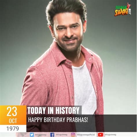 happy birthday prabhas! | Telugu Swag