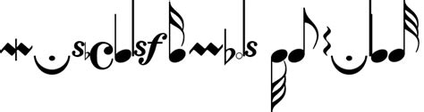 Download free MusicalSymbols Regular font | Musical.ttf