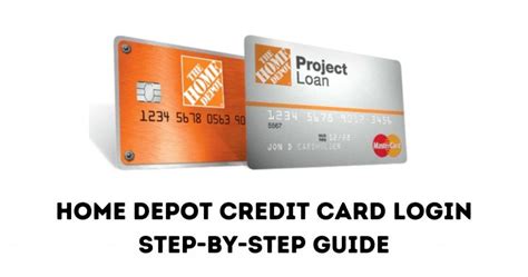 Home Depot Credit Card Login Step By Step Guide