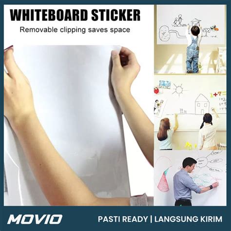 Promo MOVIO Wall Sticker Whiteboard - Stiker Papan Tulis Tempel Dinding ...