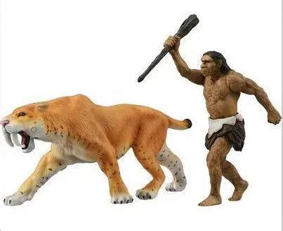 Ancient Animal Model Smilodon Mouth Can Move Tiger + Savage Human ...