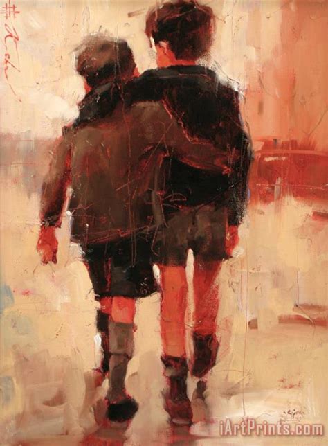 Andre Kohn Friends painting - Friends print for sale