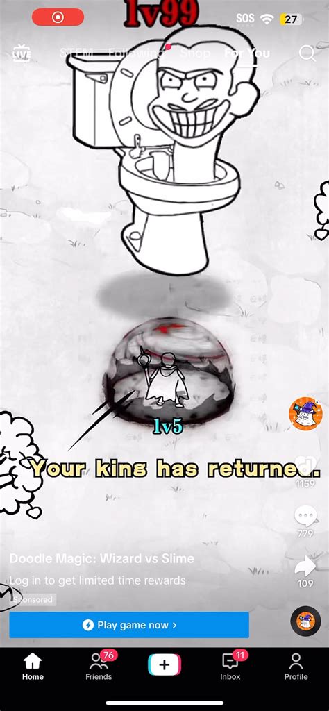 Got A skibidi toilet ad for the first time in TikTok. : r/badads