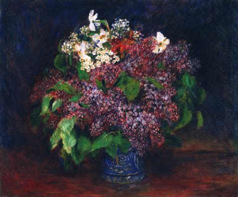 Bouquet of Lilacs by Pierre Auguste Renoir | Oil Painting Reproduction