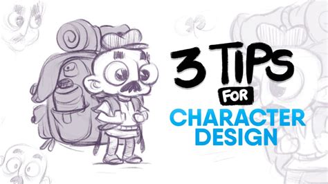 3 PRACTICAL Tips for Character Designing - YouTube