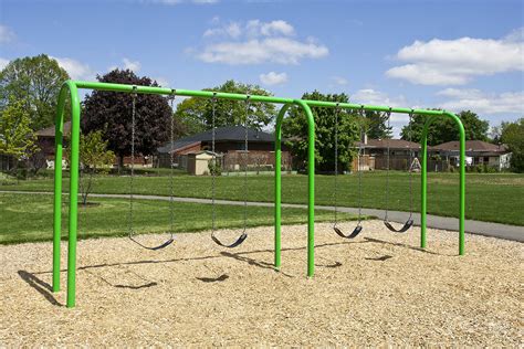 2 Bay 8ft Arch Swing | slash proof belt seats |.Henderson Recreation