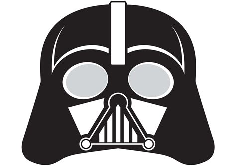 Darth Vader Printable Mask - Etsy