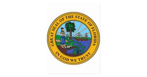 Florida State Seal Postcard | Zazzle